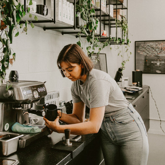 Espresso and latte art