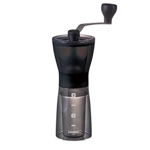 Hario moulin de café, mill, coffee ginder, manuel, manual, plastique, équipement de café, brewing equipment
